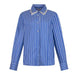 Liu Jo Optical White Blue Cotton Shirt