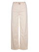 Liu Jo Beige Tonal Topstitching Jeans