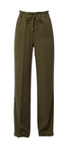 Liu Jo Olive Green Cotton Trousers