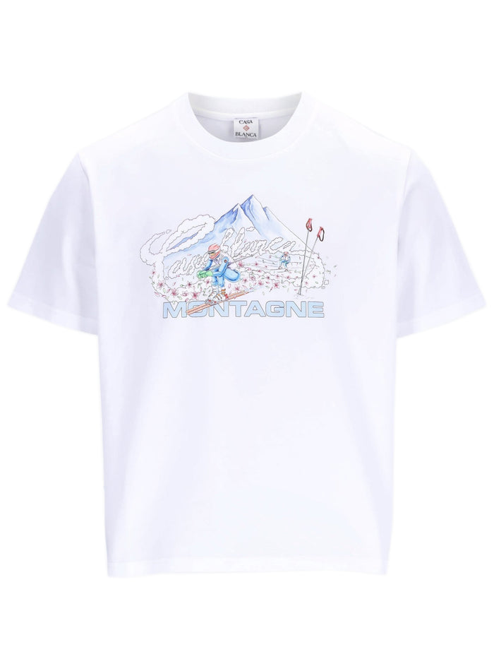 Casablanca Ski Printed T-Shirt