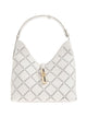 Furla White Diamond Pattern Shoulder Bag