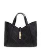 Furla Black Laser Cut Top Handle Bag