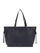 Furla " Ava" Calf Leather Large Tote With Zip Bag