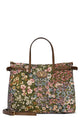 Valentino Garavani Antibes Small Shopper Bag In Jacquard Fabric