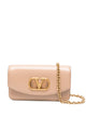Valentino Vlogo-Signature Leather Cutch Bag