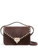 Valentino Garavani Rockstud Suede Leather Shoulder Bag