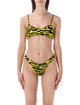 The Attico The Attico Zebra Print Bikini