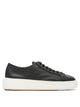 Santoni Black Rubber Sneakers