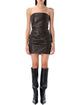 The Attico Leather Mini Dress