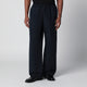 Willy Chavarria Pinstripe Jogging Trousers With Logo Embroidery