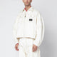 Willy Chavarria Stockton White Washedeffect Zip Jacket