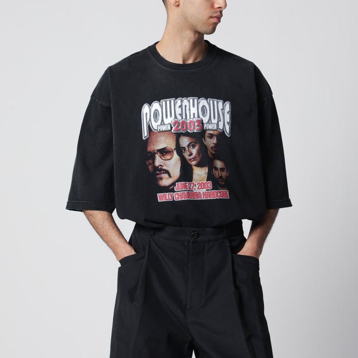 Willy Chavarria Black Powerhouse Northsider Tshirt