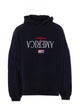 Willy Chavarria Black Welcome To America Hoodie
