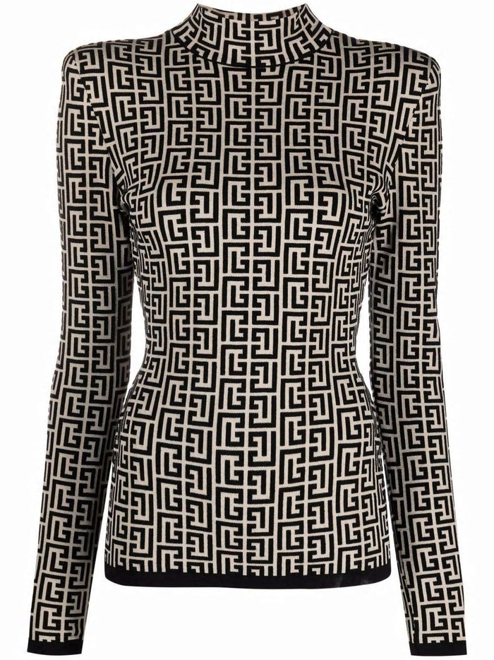Balmain Wf0kf000k253 Monogram Dress