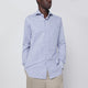 Xacus White Striped Travel Shirt
