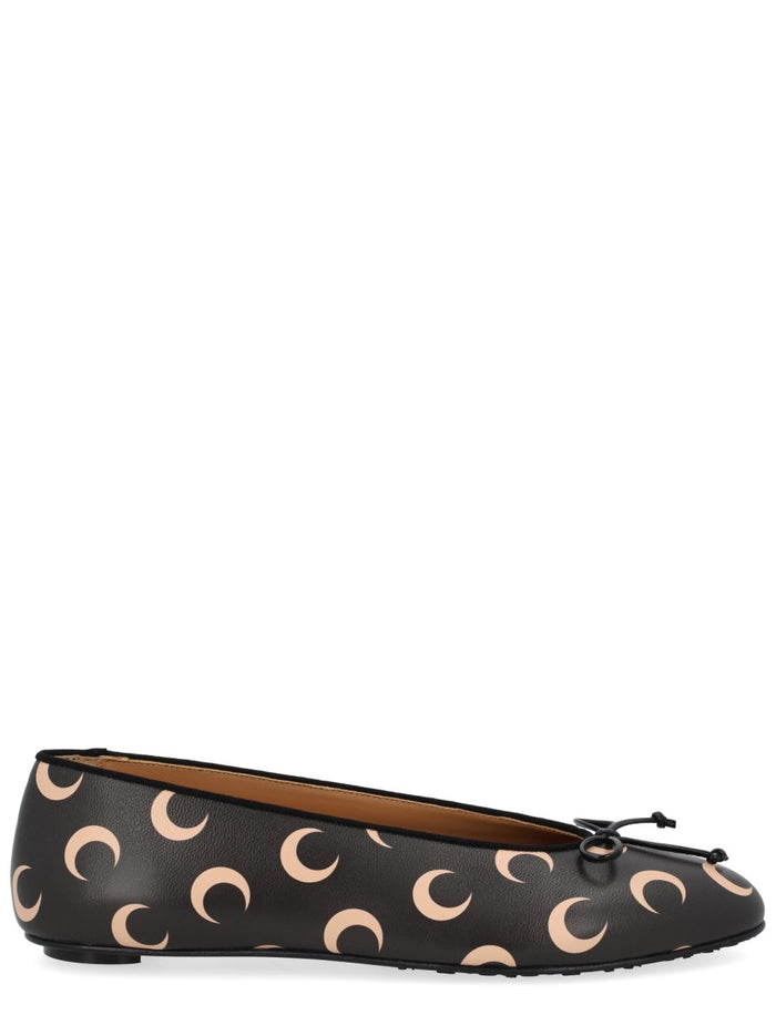 Marine Serre Black Cas Flats