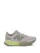 New Balance Grey Synthetic Mesh Sneakers