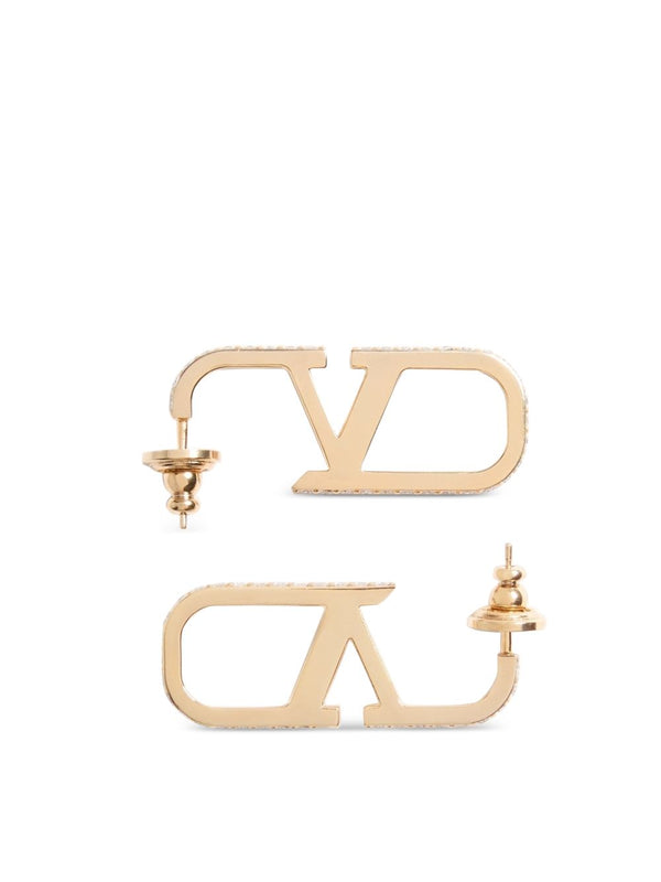 Valentino Garavani Vlogo Signature Strass Earrings
