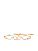 Valentino Vlogo Signature Metal And Swarovski Crystal Bracelet