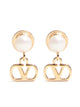 Valentino Garavani Vlogo Signature Pearl Earrings