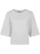 Darkpark Doyle Cropped Draped Short Sleeve Tee