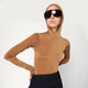 Darkpark  Billie Hooded Top In Caramel Colour