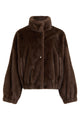 Weekend Max Mara Short Jacket In Faux Fur