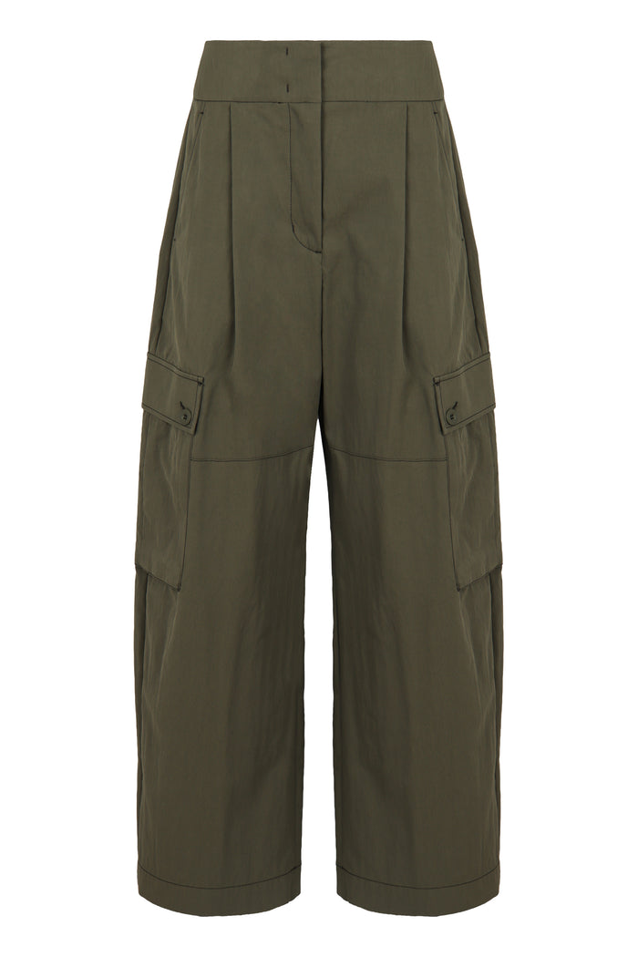 Weekend Max Mara Cotton Gabardine Trousers