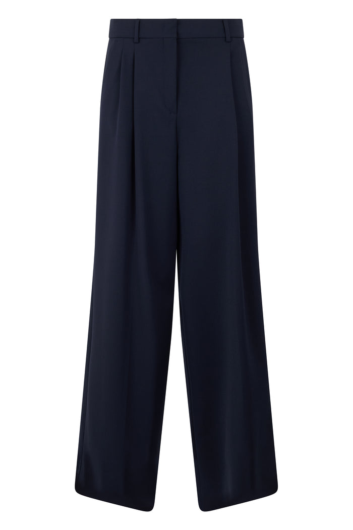 Weekend Max Mara Wide-Leg Pants In Wool Blend