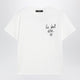 Weekend Max Mara White Cotton Jersey T-Shirt With Embroidered Graphic