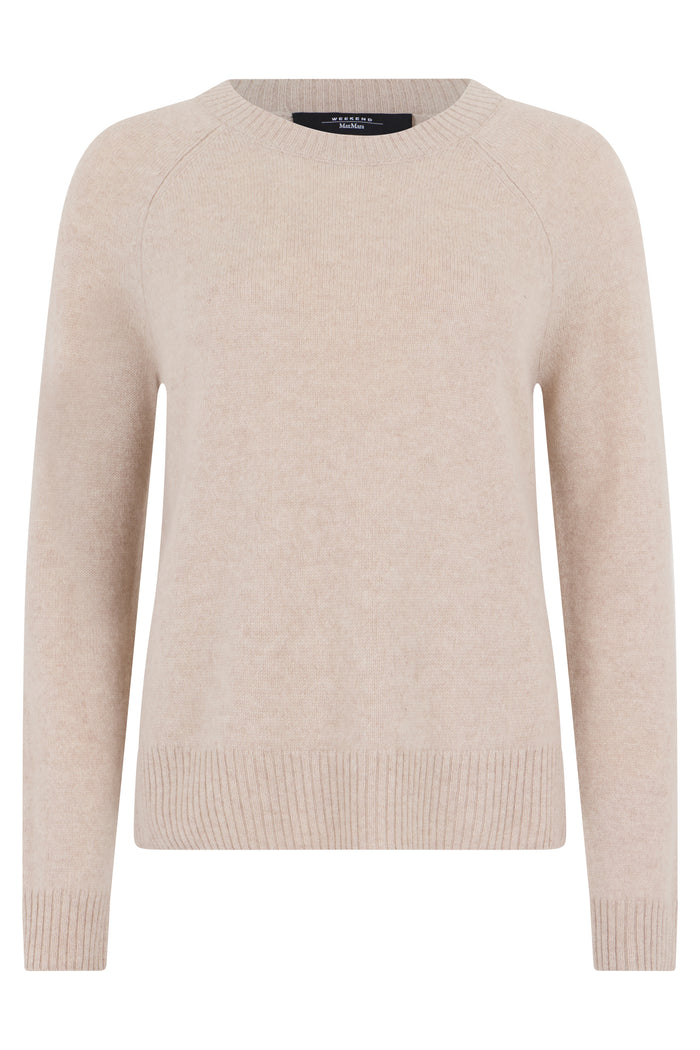 Weekend Max Mara Cashmere Beige Melange Sweater
