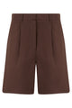Weekend Max Mara Short Pants In Mixed Cotton Linen
