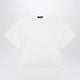 Weekend Max Mara White Cotton T-Shirt With Openwork Embroidery