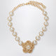 Dolce&Gabbana Flower Necklace In Brass In Gold