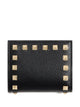 Valentino Rockstud Wallet In Grainy Calfskin