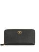 Valentino Garavani Vlogo Signature Leather Wallet