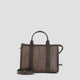 Etro Brown Bauletto Xs Arnica Cotton Shoulder Bag