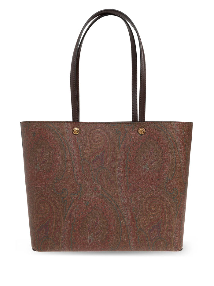 Etro Shopping Essential M Brown Amebas Logo