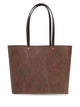 Etro Shopping Essential M Brown Amebas Logo