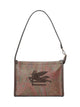 Etro Brown Arnica Cotton Shoulder Bag
