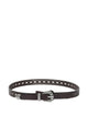 Etro Leather Belt With Perforated Details