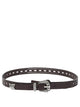 Etro Leather Belt With Perforated Details