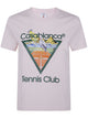Casablanca "Tennis Club Triangle" Fitted T-Shirt