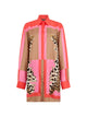 Roberto Cavalli Animal Print Shirt Dress