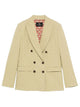 Etro Double-Breasted Fitted Paisley-Motif Blazer