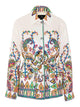 Etro Multicolor Jacket With Logo Buttons Closure