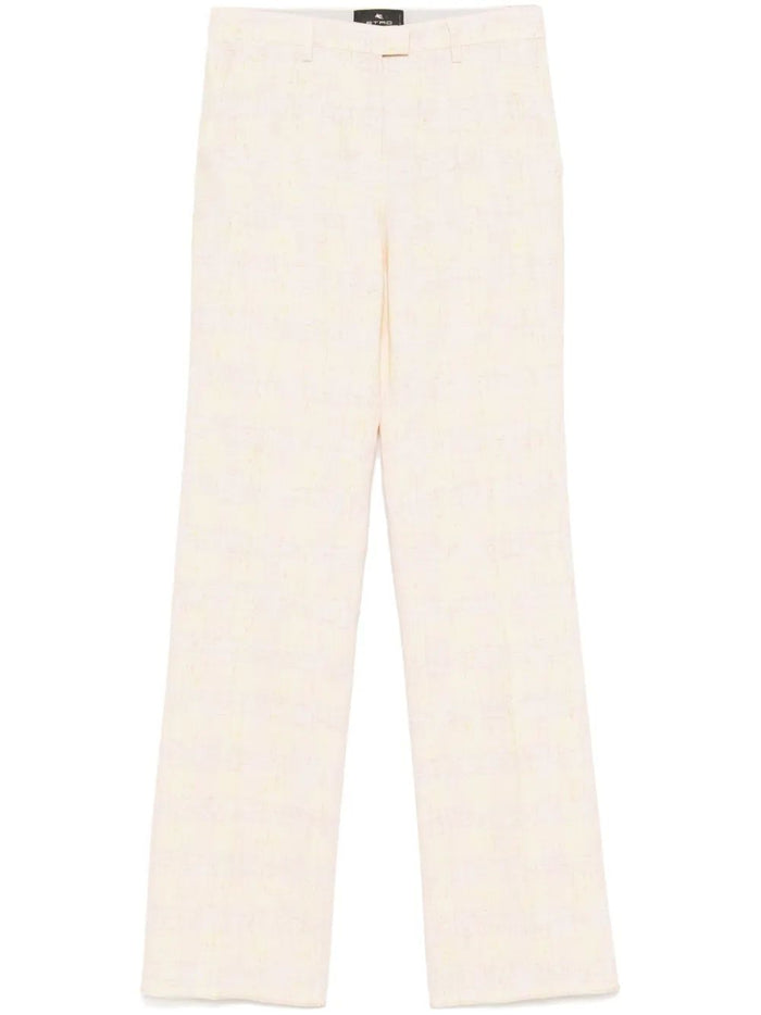 Etro Checked Trousers
