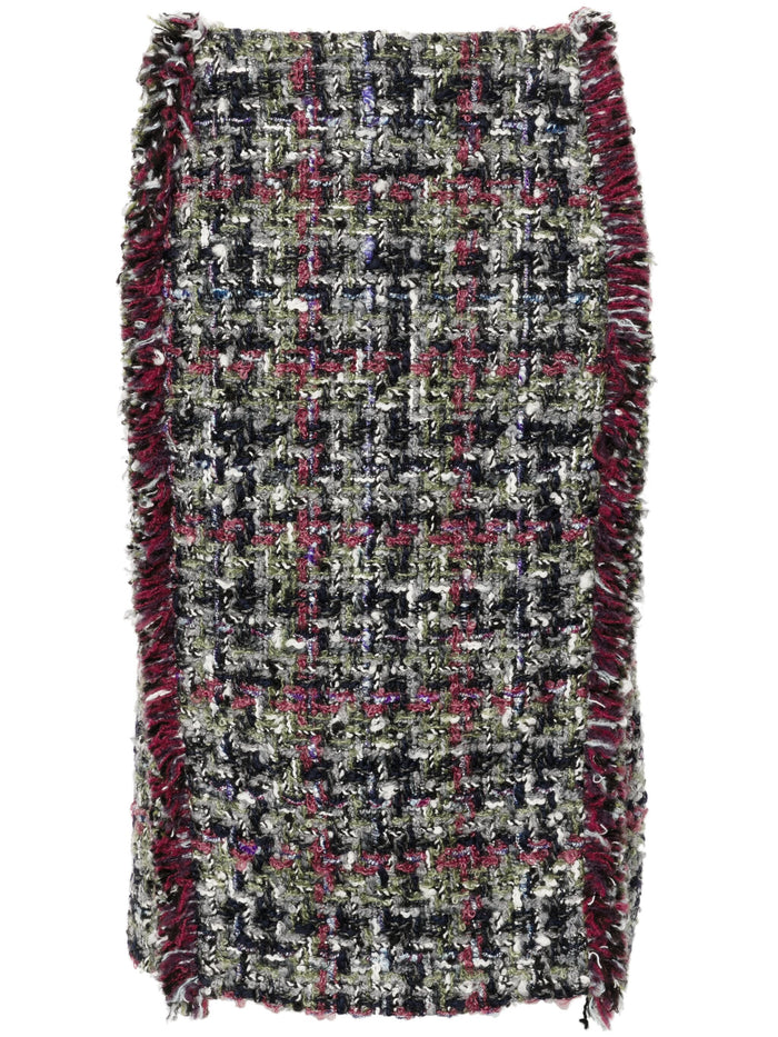 Etro Multicolor Silk Skirt