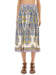 Etro Paisley Print Midi Skirt