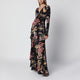Etro Printed Wrap Jersey Maxi Dress